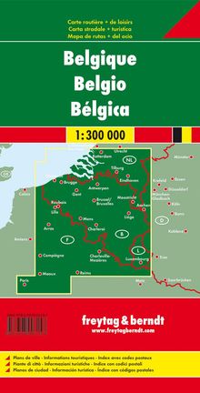 Belgien, Autokarte 1:300.000, Karten