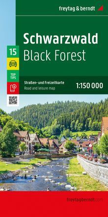 Schwarzwald, Straßen- und Freizeitkarte 1:150.000, freytag &amp; berndt, Karten