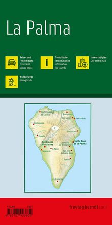 La Palma, Straßen- und Freizeitkarte 1:40.000, Karten