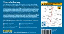 Vennbahn-Radweg von Aachen nach Luxemburg. Streckeninformationen, Karte, 227 km. Bikelinelogo unten.