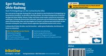 „Eger-Radweg Ohře-Radweg“, Beschreibung der Route und Highlights; Karte zeigt Wegverlauf.