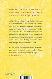 Sarah Jäger: Nach vorn, nach Süden, Buch