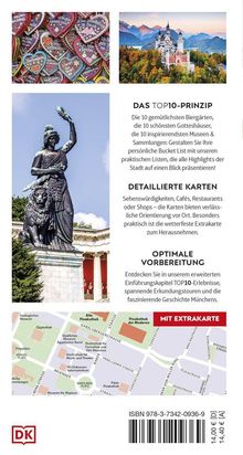 DAS TOP10-PRINZIP: Listen und Karten mit Münchens Highlights. Bilder: Lebkuchenherzen, Schloss, Statue und Karte.