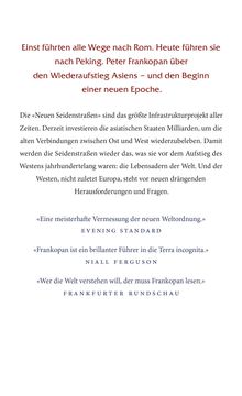Peter Frankopan: Die neuen Seidenstraßen, Buch