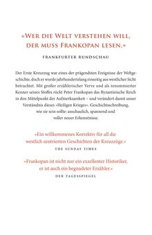 Peter Frankopan: Kriegspilger, Buch