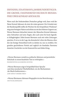 Werner Biermann: Konrad Adenauer, Buch