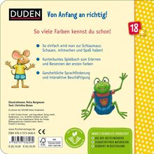 Christina Braun: Duden 18+: Für kleine Schlaumäuse: Farben (Lustiges Mitmach-Buch für die Kleinsten), Buch