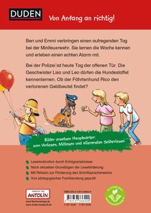 Katharina Wieker: Duden Leseprofi - Mit Bildern lesen lernen: Einsatz bei Feuerwehr und Polizei, Buch
