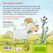 Alexander Steffensmeier: Was schmeckt dir, Lieselotte?, Buch