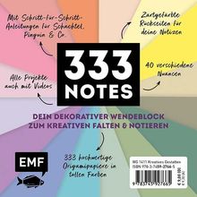 333 Origami Minis - Happy Paper - Dein dekorativer Wendeblock zum kreativen Falten &amp; Notieren, Buch