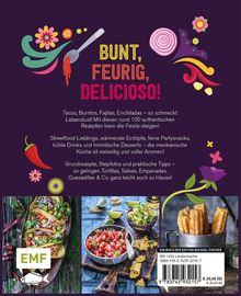 "BUNT, FEURIG, DELICIOSO!" Ein farbenfrohes Design mit mexikanischen Gerichten und Dekorationen.