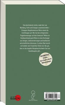 Text: Eine durchnässte Leiche bei Nürnberg sorgt für Ermittlungen. Ein Extra gibt es mit "Karl-Dieters beste Möhrenrezepte".