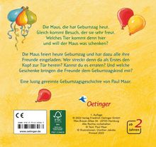 Paul Maar: Die Maus, die hat Geburtstag heut, Buch