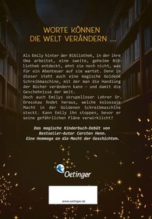 Carsten Sebastian Henn: Die Goldene Schreibmaschine, Buch