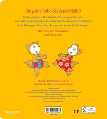 Markus Osterwalder: Bobo Siebenschläfers schönste Kinderlieder, Buch