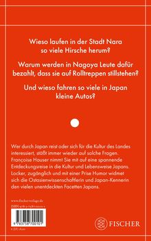 "Wieso laufen in der Stadt Nara so viele Hirsche herum? Warum werden in Nagoya Leute dafür bezahlt, auf Rolltreppen…"