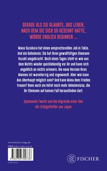 Text oben: „GERADE ALS SIE GLAUBTE, DAS LEBEN...“
Unten: Beschreibung eines Thrillers, Logo von Fischer.