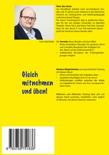 Jan Mundhenk: Fit werden für den Deutsch-Test für Berufssprachkurse C1: Hören Teil 3 und Teil 4, Buch