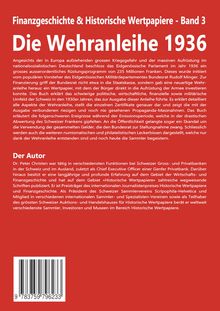 Peter Christen: Die Wehranleihe 1936, Buch