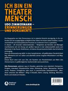Udo Zimmermann: Ich bin ein Theatermensch, Buch