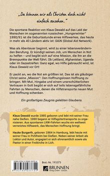 Zitat: "Da können wir als Christen doch nicht einfach zusehen." Beschreibung von Klaus Dewalds Hilfswerk und Mission.
