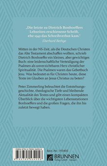 „Die letzte zu Dietrich Bonhoeffers Lebzeiten erschienene Schrift [...]“ Zitat von Eberhard Bethge. Text über Bonhoeffer.