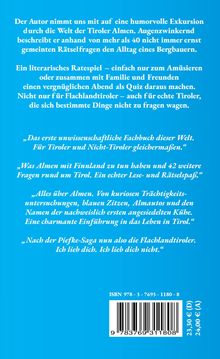 Rüdiger Göttert: Almrätsel für Flachlandtiroler, Buch