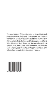 Andreas Pritzker: Erzählungen, Buch