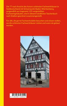 Richard Deiss: Die schönsten Fachwerkhäuser Süddeutschlands, Buch