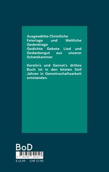 Kerstin S. Mayer: Christliche und Weltliche Besinnungstage im Jahresverlauf, Buch