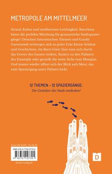 "METROPOLE AM MITTELMEER: 12 THEMEN – 12 SPAZIERGÄNGE: Die Gesichter der Stadt entdecken!" Illustration der Sagrada Família.