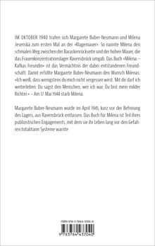 Margarete Buber-Neumann: Milena, Buch