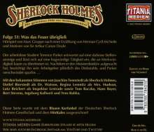 Sherlock Holmes: Sherlock Holmes - Folge 51, CD