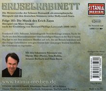 Gruselkabinett (Folge 185) Die Musik des Erich Zann, CD