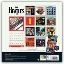 "The Beatles 1962-1966", "THE BEATLES", 2027, Januar. Albumcover und ein Kalender mit einem Poster im Einschub.