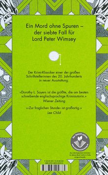 Dorothy L. Sayers: Zur fraglichen Stunde, Buch