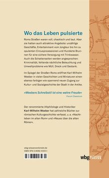 Karl-Wilhelm Weeber: Weeber, K: Straßen von Rom, Buch