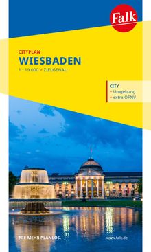 Falk Cityplan Wiesbaden 1:19.000, Karten