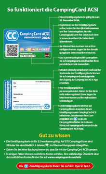 ACSI CampingCard &amp; Stellplatzführer 2024, 2 Bücher