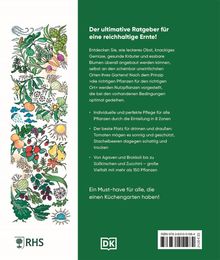 Ein grünes Cover mit Pflanzenillustrationen links. Text: "Der ultimative Ratgeber für eine reichhaltige Ernte!"