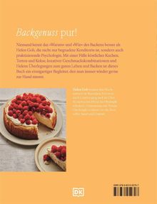 "Backgenuss pur!" Eine Beschreibung von Helen Gohs Leidenschaft für Backen, mit Bildern von Kuchen mit Himbeeren.