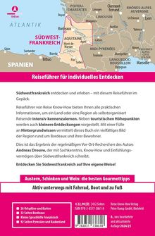 Andreas Drouve: Reise Know-How Reiseführer Südwestfrankreich - Atlantikküste und Hinterland, mit Bordeaux, Buch