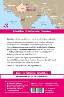 Thomas Barkemeier: Reise Know-How Reiseführer Rajasthan mit Delhi und Agra, Buch