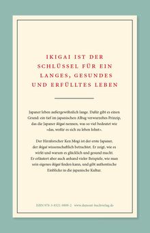 Ken Mogi: Ikigai, Buch