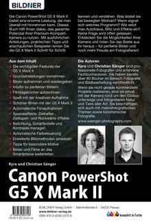 Kyra Sänger: Canon PowerShot G5 X Mark II, Buch