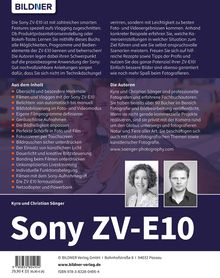 Christian Sänger: Sony ZV-E10, Buch