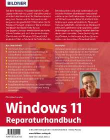 Christian Immler: Windows 11 Reparaturhandbuch, Buch