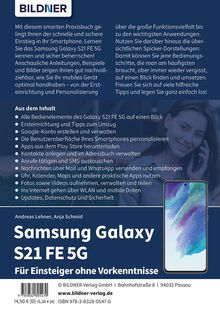 Anja Schmid: Samsung Galaxy S21 FE 5G - Für Einsteiger ohne Vorkenntnisse, Buch