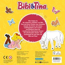 Bibi &amp; Tina: Meine liebsten Sticker zum Ausmalen, Buch