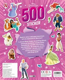 Disney Enterprises: Disney Prinzessin: 500 Sticker - Stickern - Rätseln - Ausmalen, Buch